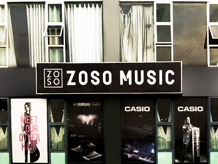 ZOSO MUSIC Signboard