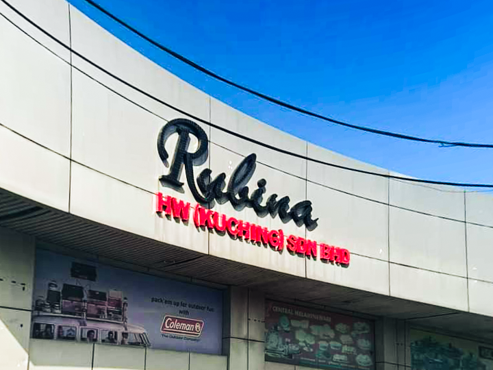 Rubina HW (Kuching) SDN BHD 3D Die Cut Signboard